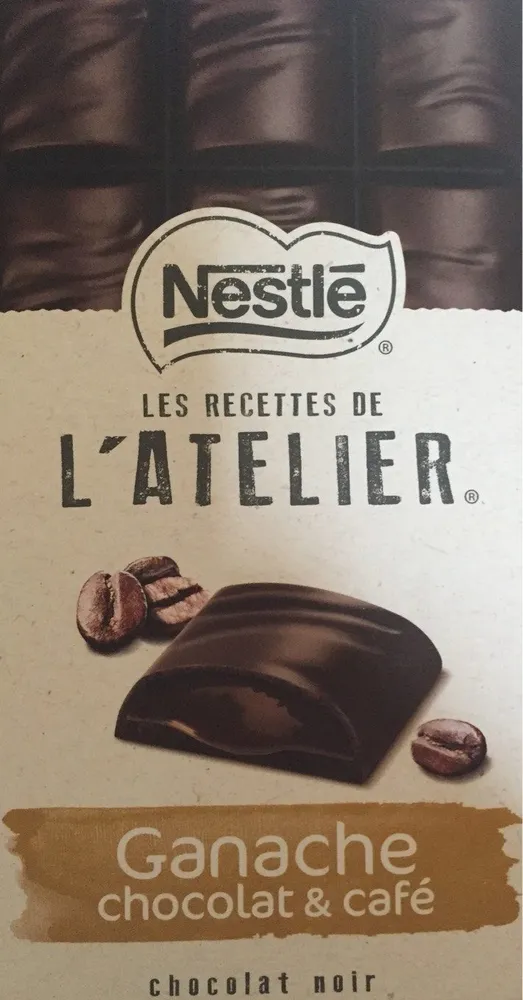 Recettes de l'atelier - Ganache chocolat & café