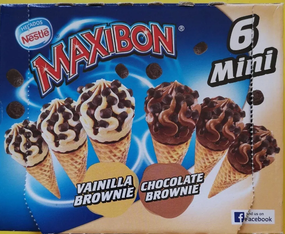 Maxibon - Vainilla brownie / chocolate brownie