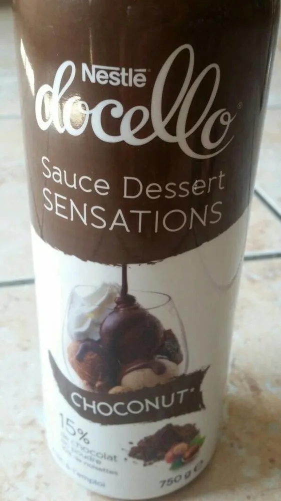 Sauce Dessert Au Chocolat Noisette Docello