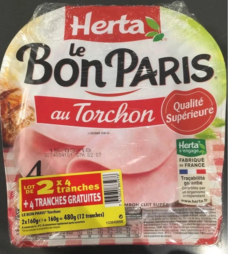 Jambon Le Bon Paris au torchon