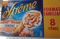 Glaces Sundae caramel fondant Extrême