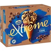 Cônes glacés, café et pépites au café 6 x 71 g