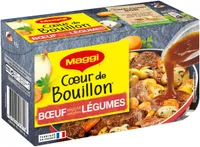MAGGI Cœur de Bouillon Bœuf mijoté aux petits légumes 6x22g = 132g