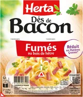 HERTA Dés de bacon 2x100g - 200g