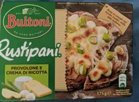 Rustipani provolone e crema di ricotta