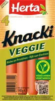 HERTA Knacki Veggie Saucisses végétales x4 -140g