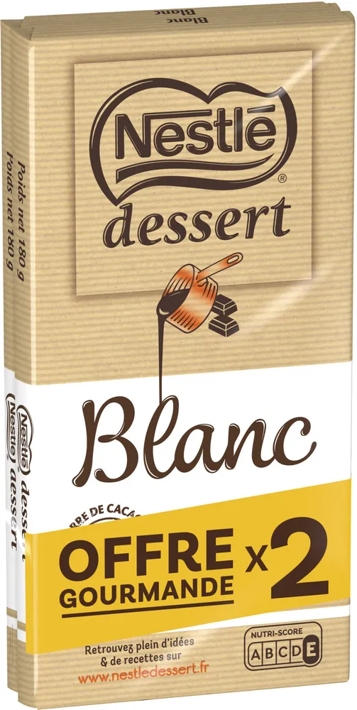 NESTLE DESSERT Blanc 2 x 180g