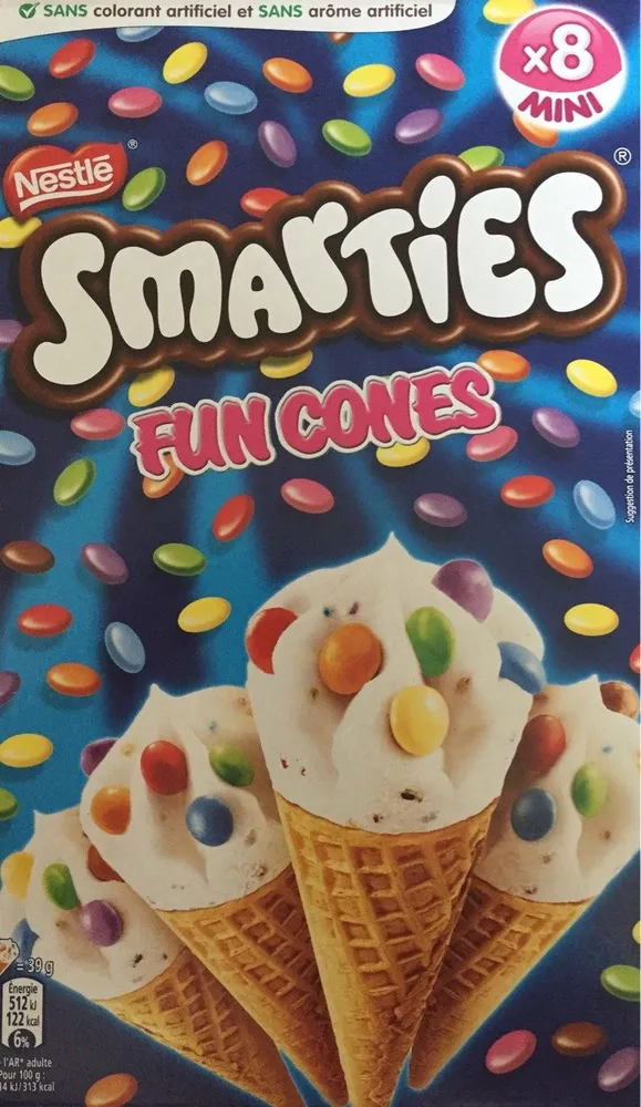 Cornets glacés Smarties