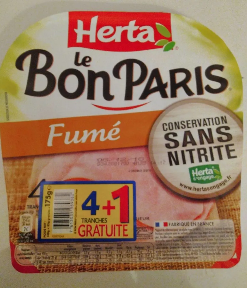 Le bon Paris fumé sans nitrite