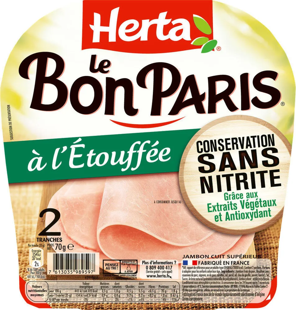 LE BON PARIS à l'étouffée sans nitrite