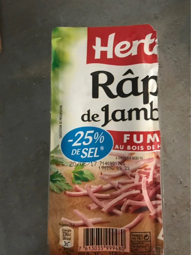 Rapé de jambon