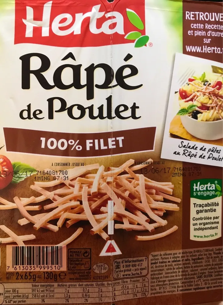 Râpé de Poulet