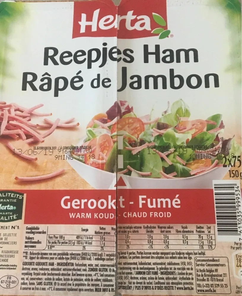 Herta Rapã De Jambon