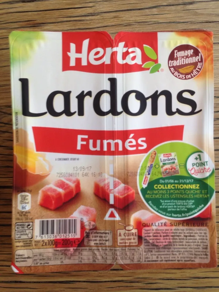 Lardons Fumés Barquette sécable