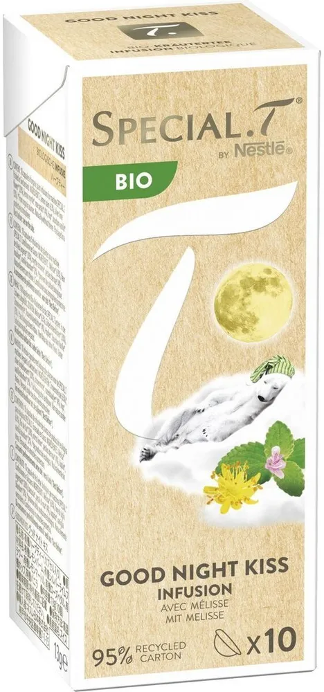 Boîte De 10 Capsules Thé Spécial T. By Nestlé Good Night Kiss
