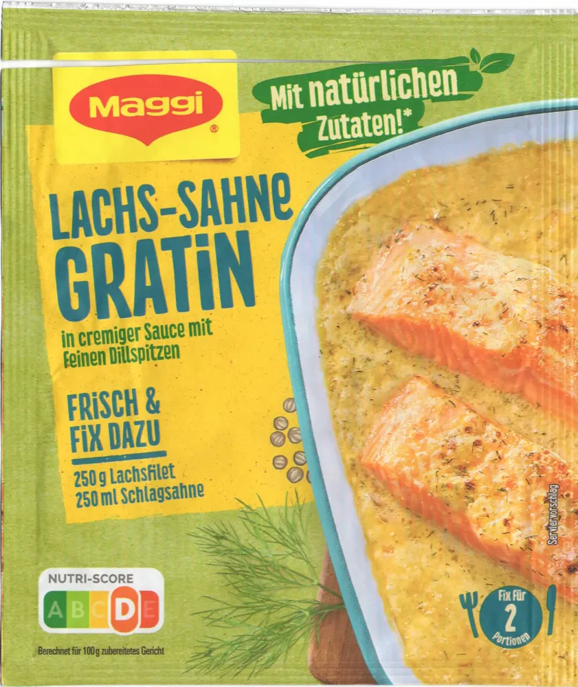 Lachs-Sahne Gratin