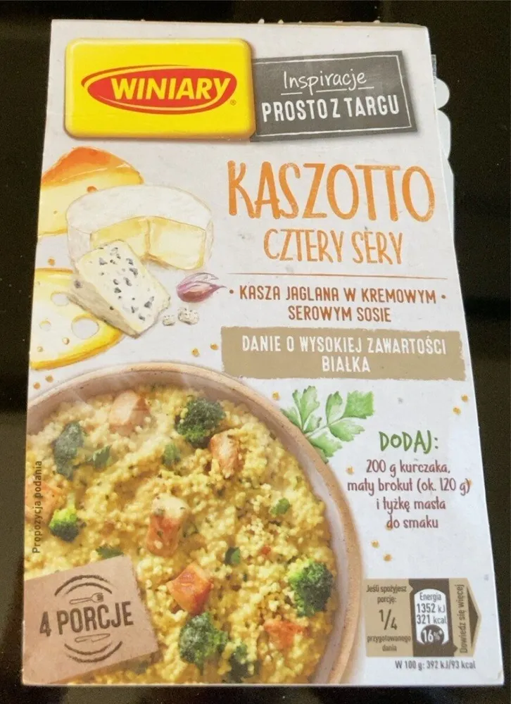 Kaszotto cztery sery