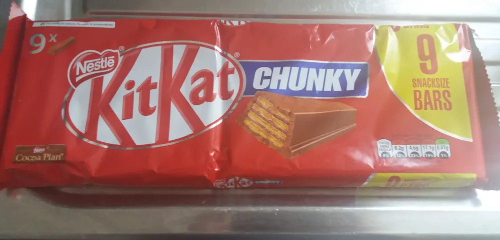 KitKat Chunky - 9 snacksize bars