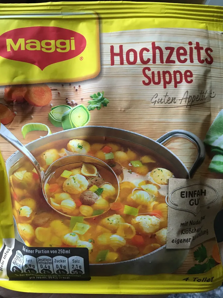 Hochzeit Suppe Maggi