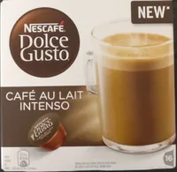 Capsules NESCAFE DOLCE GUSTO Café Au Lait Intenso 16 Capsules