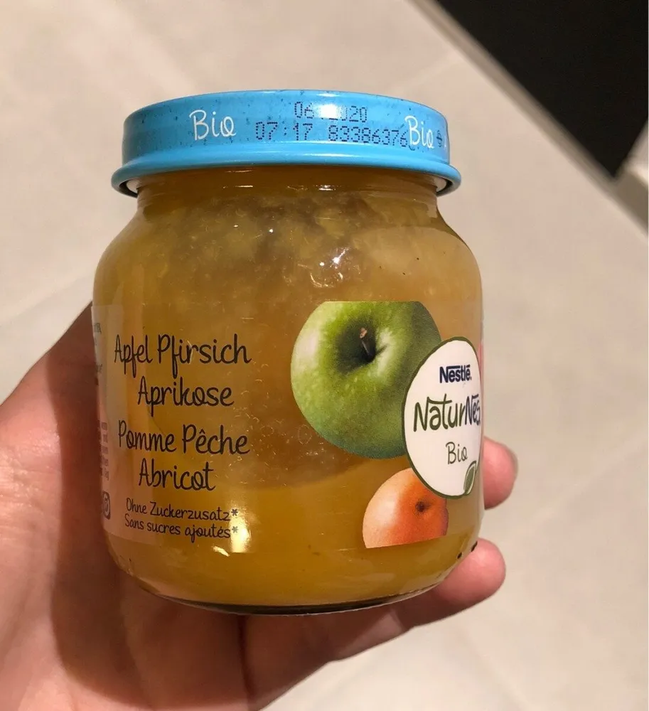 Pomme peche abricot