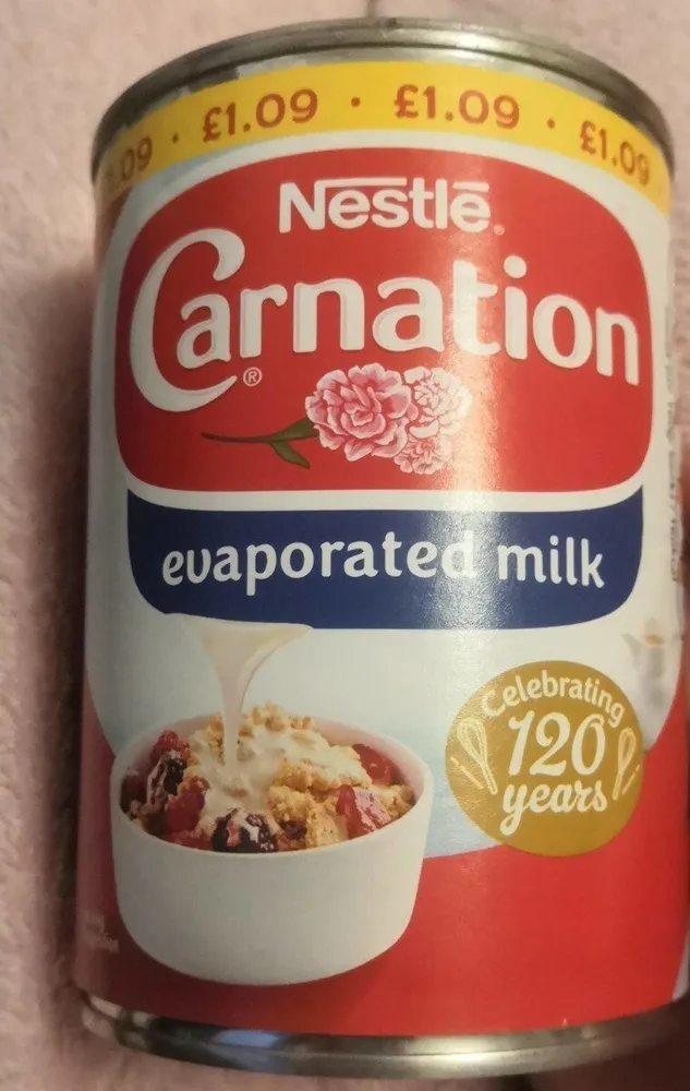 evaporated milk