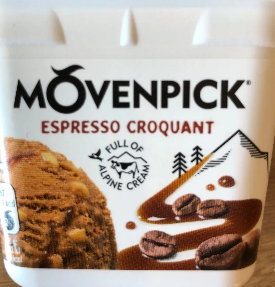 Glace Espresso croquant