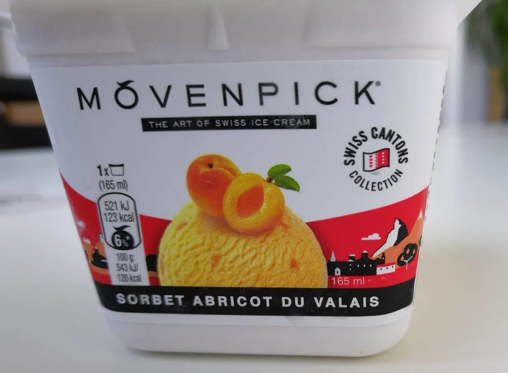 Sorbet abricot du valais
