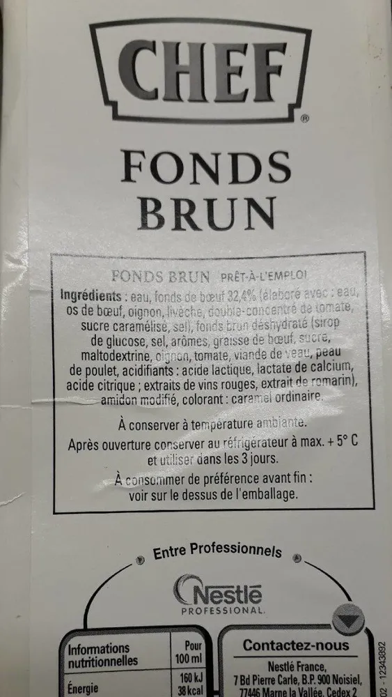 Fonds brun
