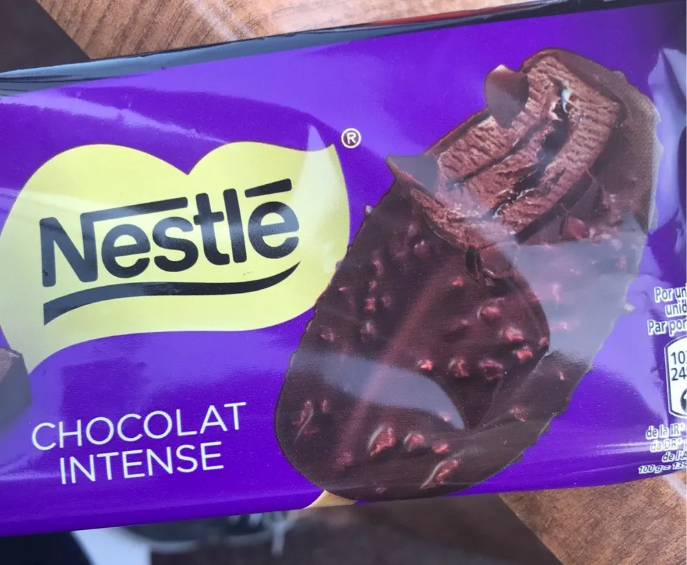 Glace chocolat intense