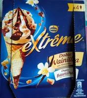 Cono de helado doble vainilla