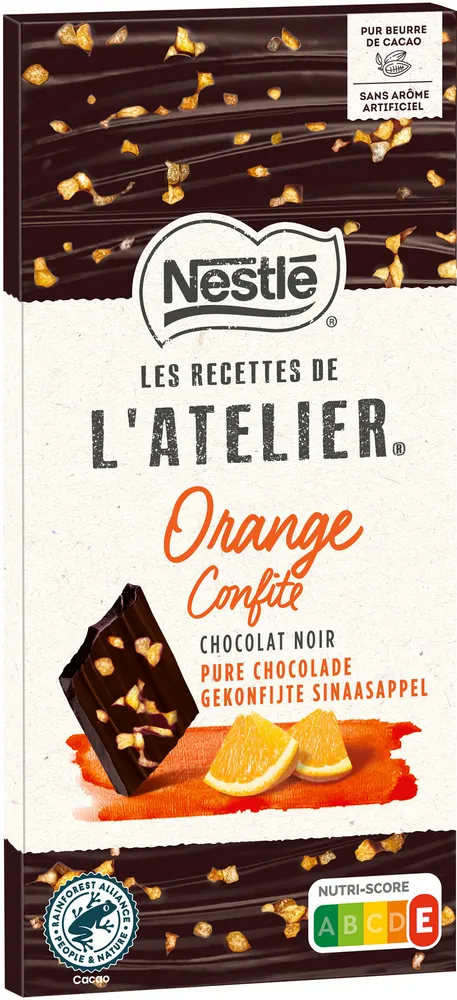 NESTLE L'ATELIER Noir Orange confite 115g