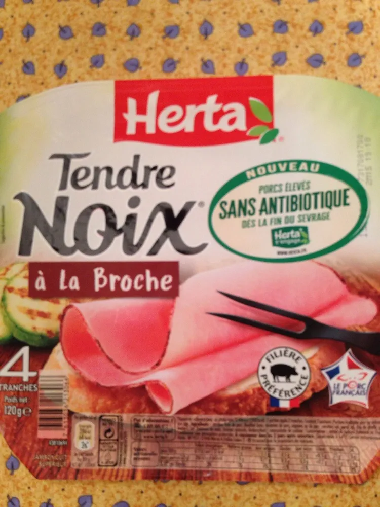Tendre noix à la broche