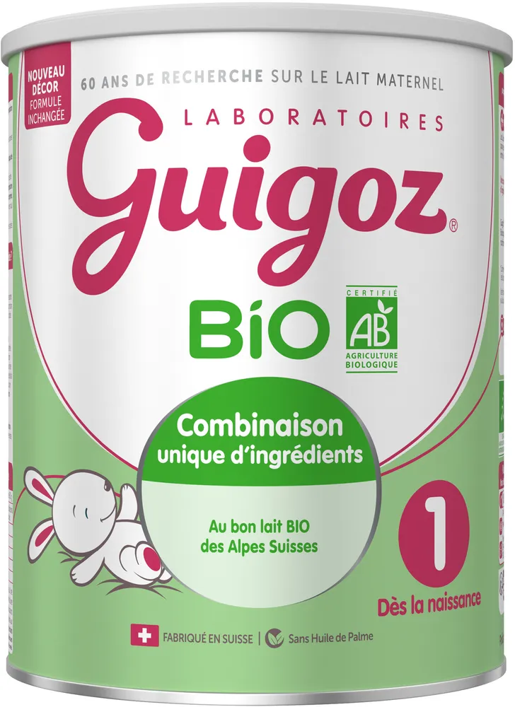 GUIGOZ 1 BIO 800g 1er âge dès la Naissance