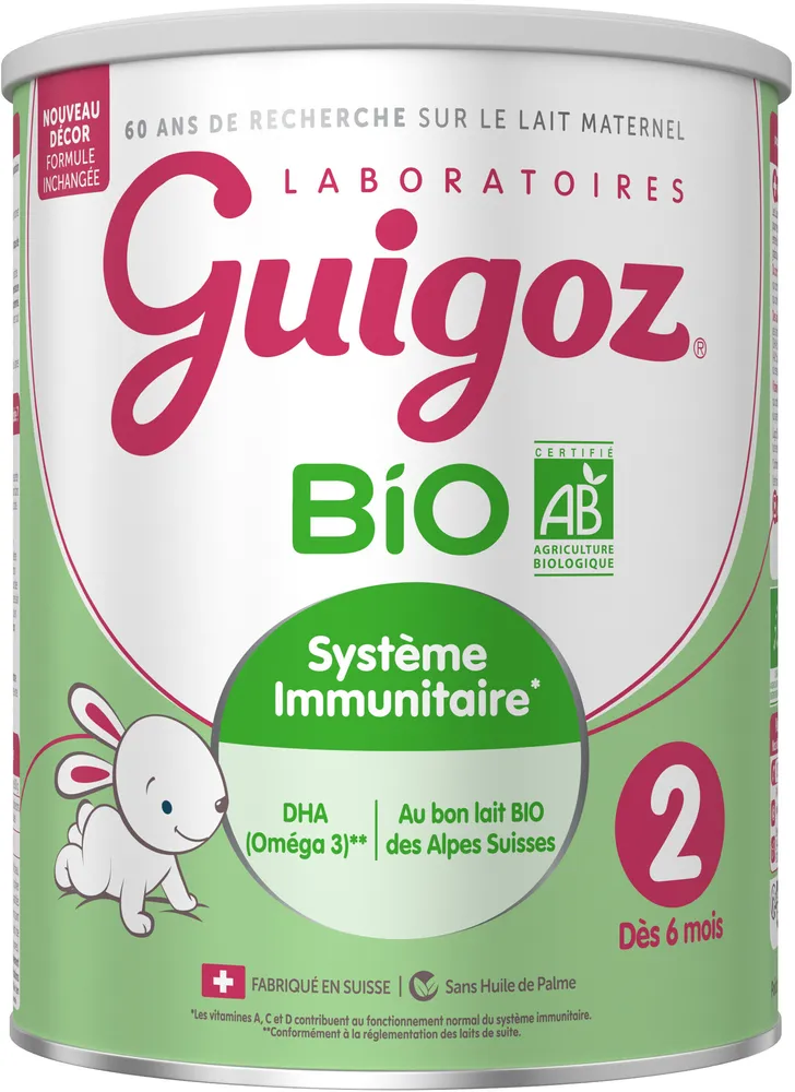 GUIGOZ 2 BIO 800g 2ème âge dès 6 mois