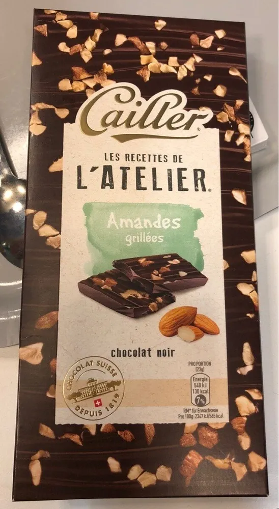 Chocolat noir - Amandes grillées