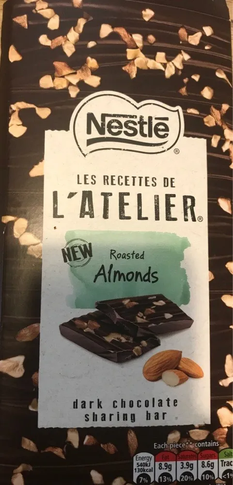 Roasted almond Les recettes de l'atelier