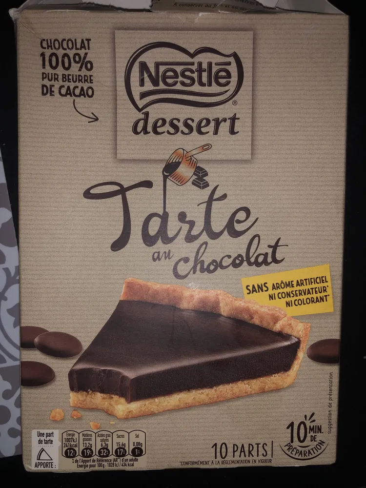 Tarte au chocolat