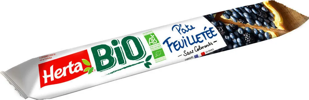 HERTA BIO pâte à tarte feuilletée