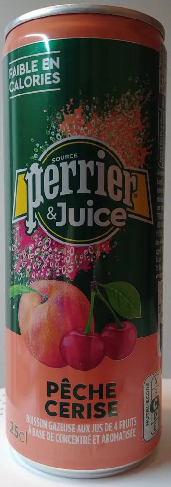 Perrier & Juice pêche & cerise