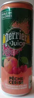 Perrier & Juice pêche & cerise