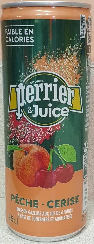 Perrier & Juice Pêche-Cerise
