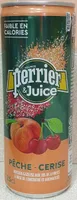 Perrier & Juice Pêche-Cerise