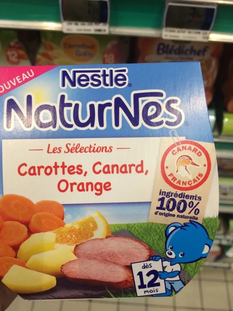 Carottes canard orange
