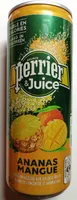 eau gazeuse ananas mangue 250ml can
