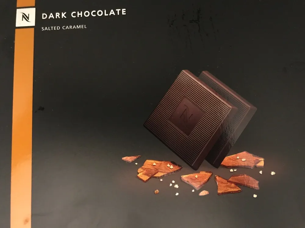 Nespresso dark chocolate salted caramel
