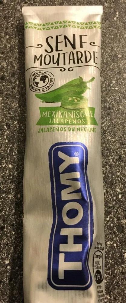 Moutarde Jalapenos du Mexique