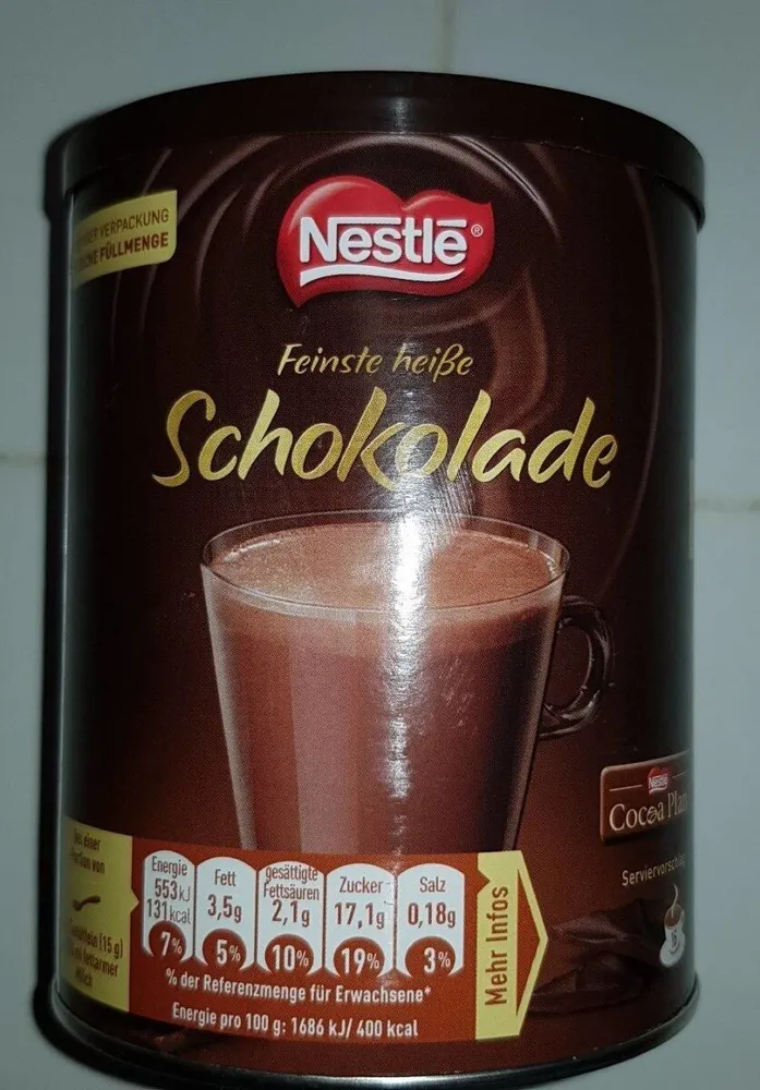 chocolat en poudre