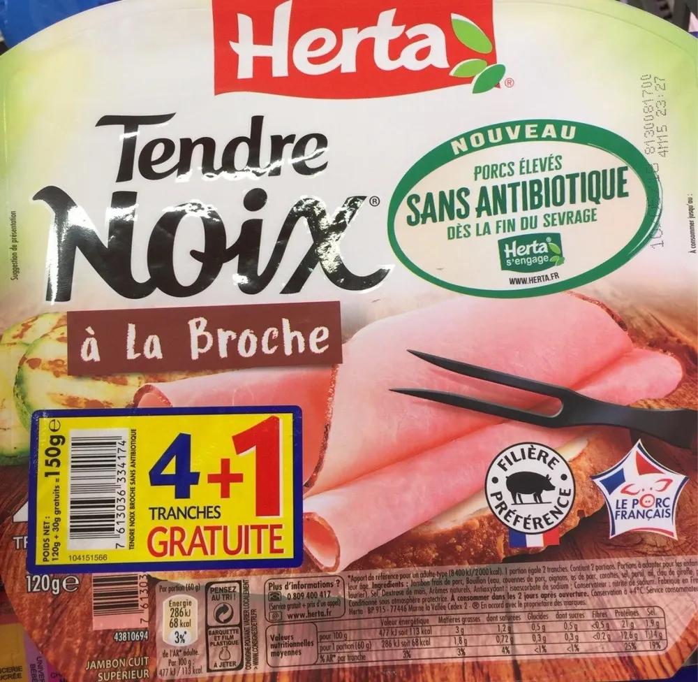 Tendre noix à la broche
