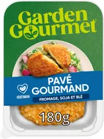 GARDEN GOURMET Pavé Gourmand Fromage Soja et Blé 180g